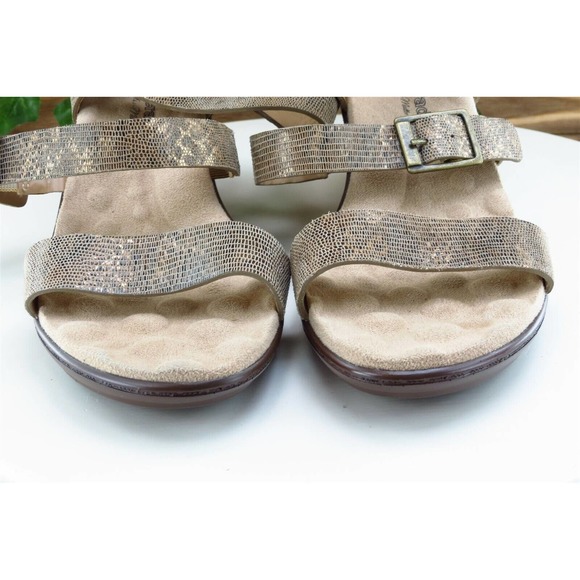 Walking Cradles Sz 8.5 M Brown Ankle Strap Synthetic Women Sandals - Picture 2 of 8